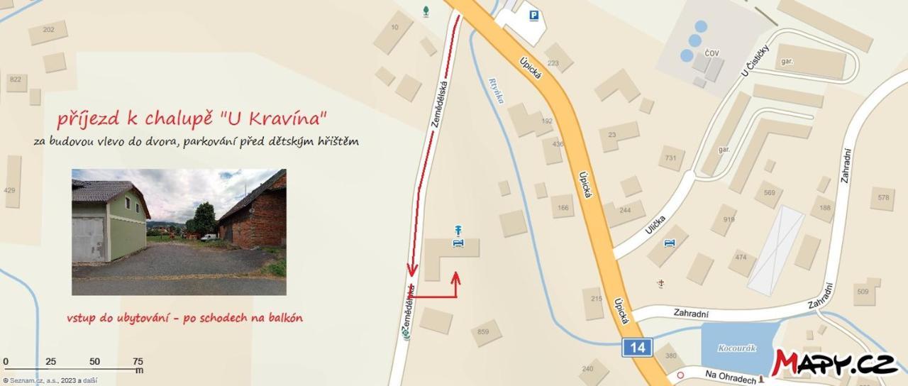Chalupa U Kravina Rtyne v Podkrkonosi Exteriér fotografie